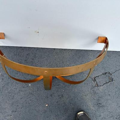 Vintage Brass Copper Wall Mount Hanging for Plants or Pots