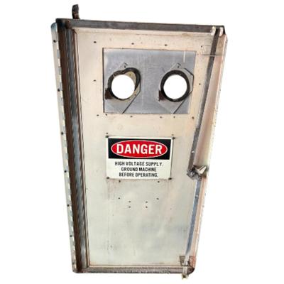 Vintage Pair of Steel Electrical Doors for Parts