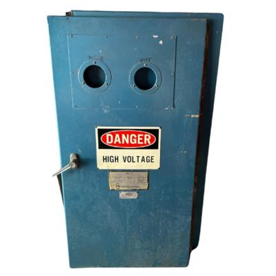 Vintage Pair of Steel Electrical Doors for Parts