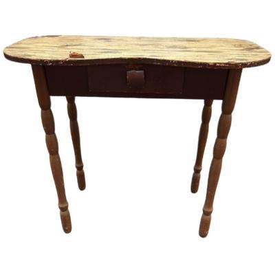Vintage 1960s Wood Kidney Shaped Dressing Table - Restoration Project