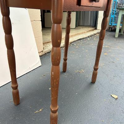 Vintage 1960s Wood Kidney Shaped Dressing Table - Restoration Project