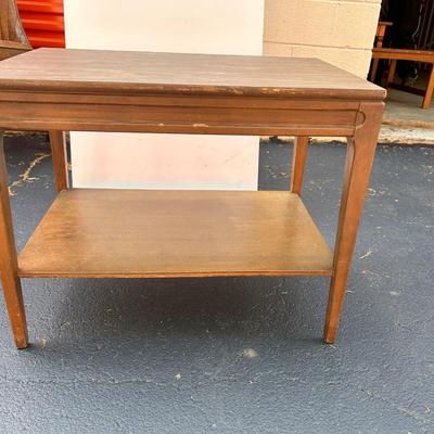 Vintage Mid-Century Solid Wood End Table by Lane