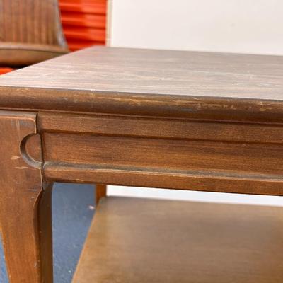 Vintage Mid-Century Solid Wood End Table by Lane