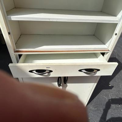 Vintage c. 1940s Large Kitchen Larder Cabinet