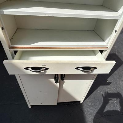 Vintage c. 1940s Large Kitchen Larder Cabinet