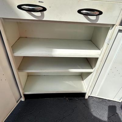 Vintage c. 1940s Large Kitchen Larder Cabinet