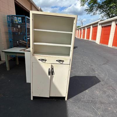 Vintage c. 1940s Large Kitchen Larder Cabinet