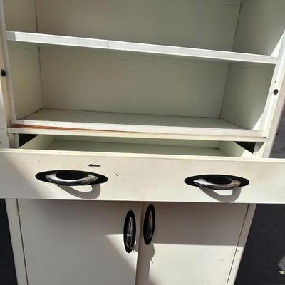 Vintage c. 1940s Large Kitchen Larder Cabinet