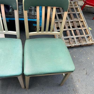 Vintage Set Of 3 - Mid-Century Good Form Industrial Aluminum Chairs