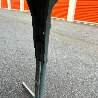 Vintage 1950s Atomic Worktable 6'