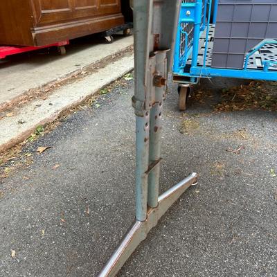 Vintage 1950s Atomic Worktable 6'