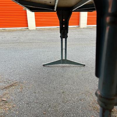 Vintage 1950s Atomic Worktable 6'