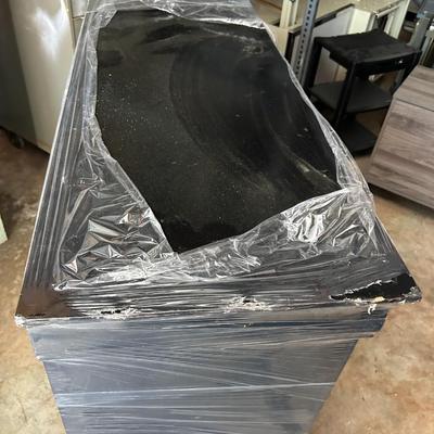 Coaster Fine Furniture Black Six Drawer Dresser Silver Hardware