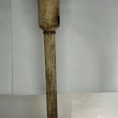 Antique c. Late 19th Century Cast Iron Boudoir Lamp