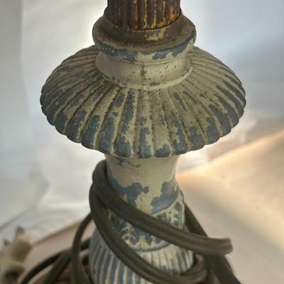 Antique c. Late 19th Century Cast Iron Boudoir Lamp