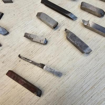 Assortment of Cutting Tips for Lathes (WS-JS)