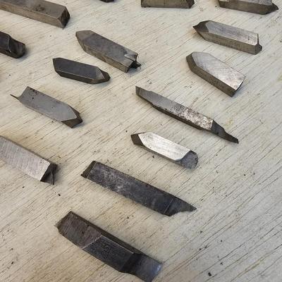 Assortment of Cutting Tips for Lathes (WS-JS)