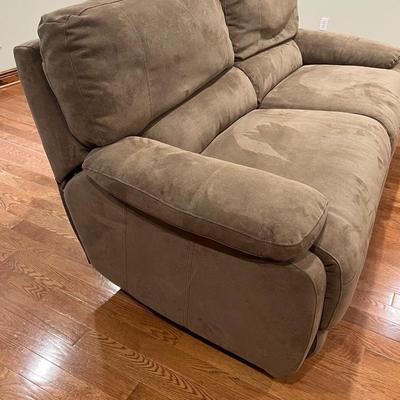 Electric Upholstered Micro-Fiber Reclining Sofa