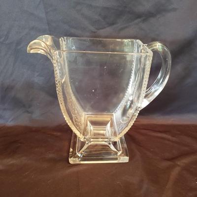 Victorian Pattern Style Glass Pitchers and More (LR-KD)
