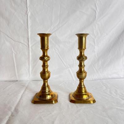 Harvin and Other Brass Candlestick Holders (LR-DZ)