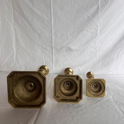 Harvin and Other Brass Candlestick Holders (LR-DZ)
