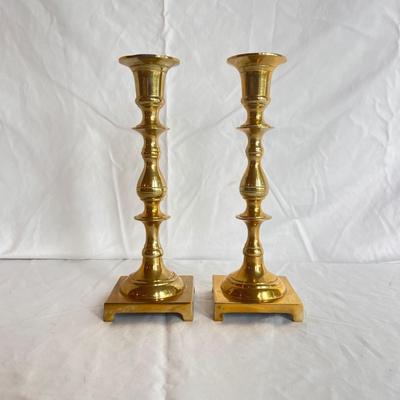 Harvin and Other Brass Candlestick Holders (LR-DZ)