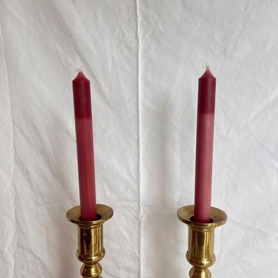 Harvin and Other Brass Candlestick Holders (LR-DZ)