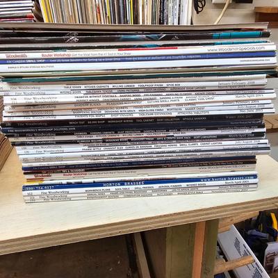 Huge Assortment of Woodworking Magazines (WS-JS, )
