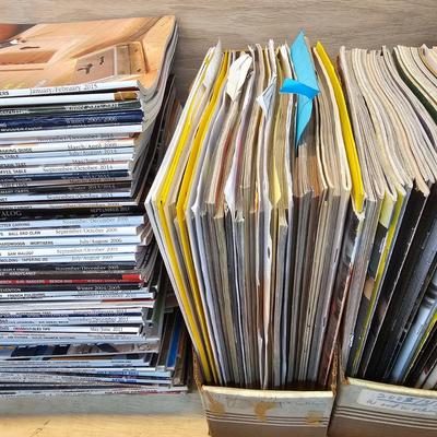 Huge Assortment of Woodworking Magazines (WS-JS, )