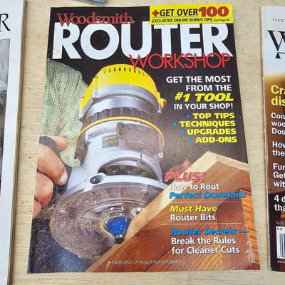 Huge Assortment of Woodworking Magazines (WS-JS, )