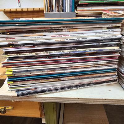Huge Assortment of Woodworking Magazines (WS-JS, )