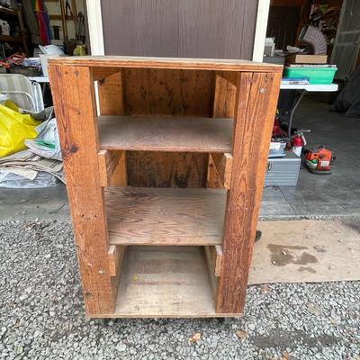 Nice storage shelf on wheels