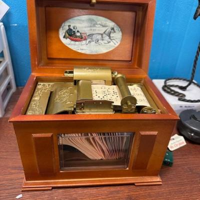 Gold Label Music in Motion hand crafted wood Music Box