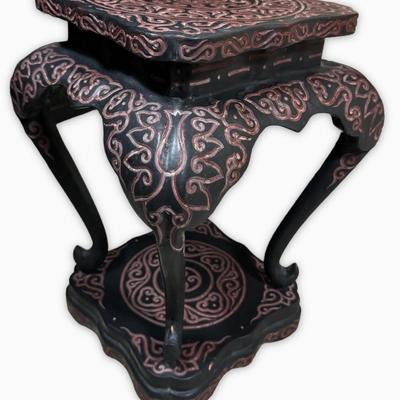 2 Carved pedestals