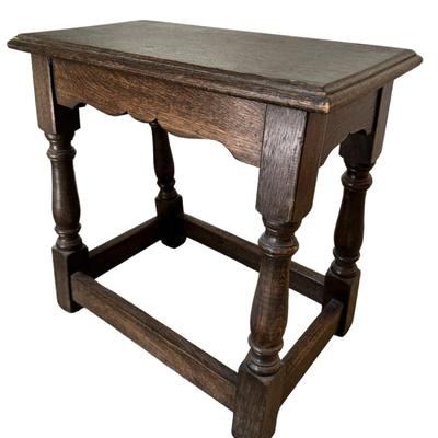 Oak occasional table