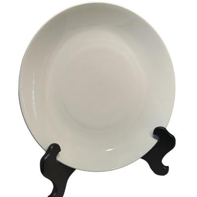 24" White plate 24" Asian white plate with stand