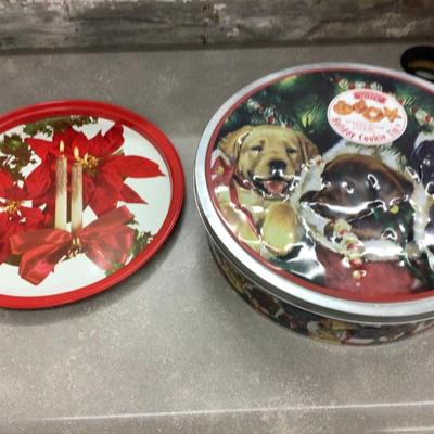 Christmas Tins Lot
