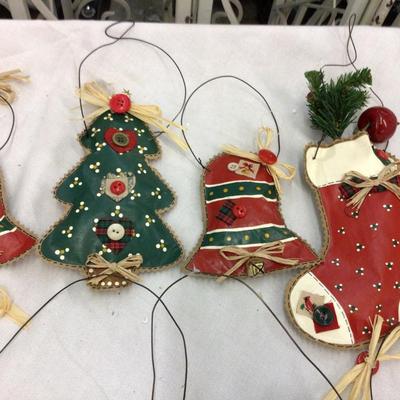 Basket Full Of Christmas Ornaments