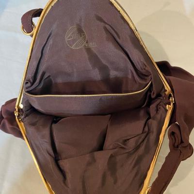 1940’s “Juile” French brown evening bag