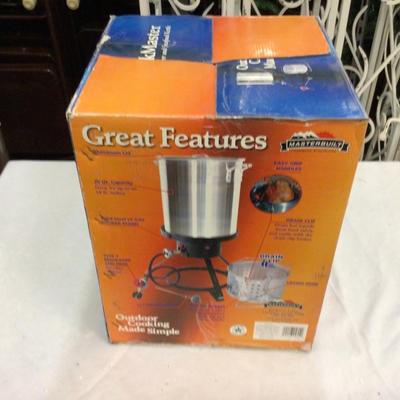 Cook Master 30 Quart Turkey Fryer And Seafood Kettle Never Used.