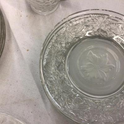 Clear Glass Leaf Dishes