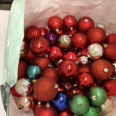Bag of Christmas Ornaments Various Size and Shape