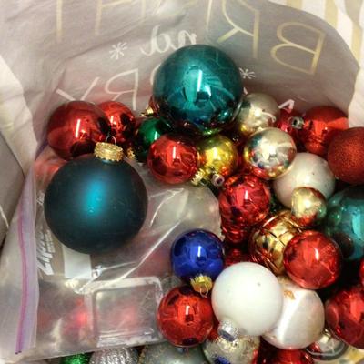 Bag of Christmas Ornaments Various Size and Shape