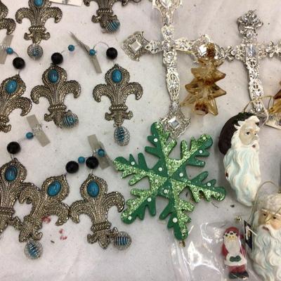Large Lot of Christmas Ornaments and Decor