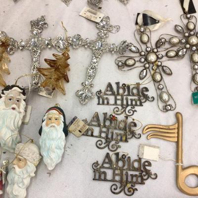 Large Lot of Christmas Ornaments and Decor