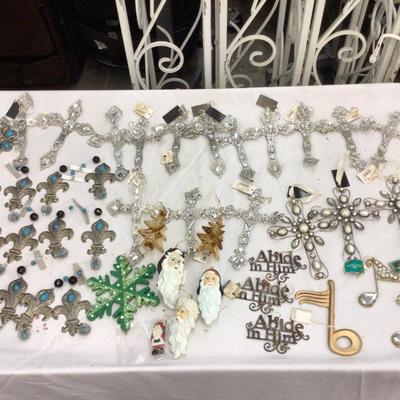 Large Lot of Christmas Ornaments and Decor