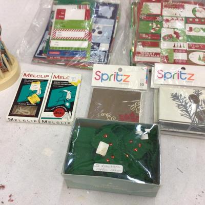 Christmas Present Tags, Coaster Lot