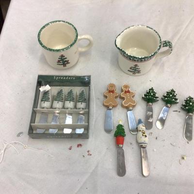 Furio Creamer and Coffee Cup, Jam Spreaders Made in Italy. additional 7 Jam Spreader