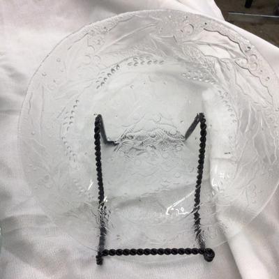 Large Clear Glass Holiday Dishes