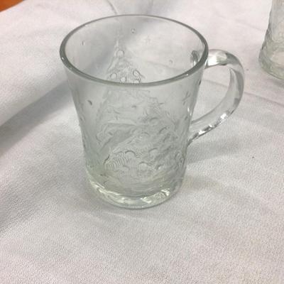 Large Clear Glass Holiday Dishes